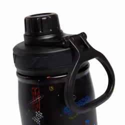 adidas 600 Ml (20 Oz) Metal Water Bottle  Hot/Cold Double-Walled Insulated 18/8 Stainless Steel  Icon Brand Love Black/Black/White  One Size