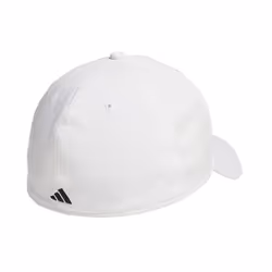 adidas Men's Gameday Structured Stretch Fit Hat 4.0  White/Black  Smal