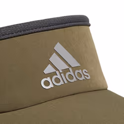 adidas Men's Superlite Adjustable Fit Sport Performance Visor  Olive S