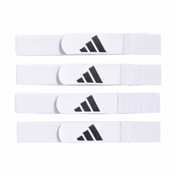 adidas Soccer Shin Guard Strap  White/Black/2  One Size