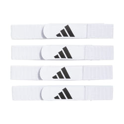 adidas Soccer Shin Guard Strap  White/Black/2  One Size