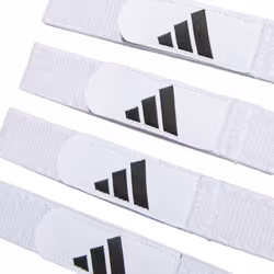adidas Soccer Shin Guard Strap  White/Black/2  One Size