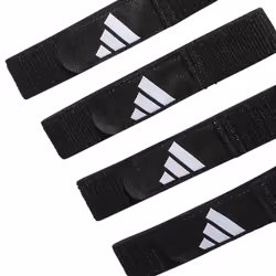 adidas Soccer Shin Guard Strap  Black/White/2  One Size
