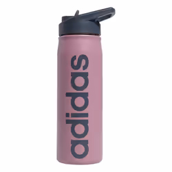 adidas 600 Ml (20 Oz) Straw Top Metal Water Bottle Hot/Cold Double-Walled Insulated 18/8 Stainless Steel Wonder Orchid Purp ...