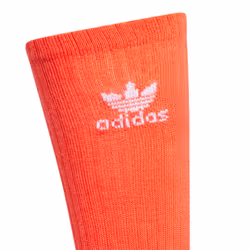 adidas Originals Trefoil (6-Pair) Crew Sock  BrightRed/LightAquaBlue/L