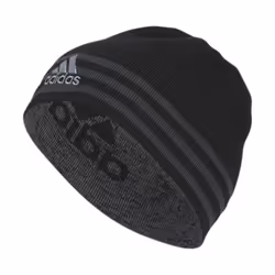 adidas Men's Eclipse Reversible Beanie  Black/Onix Grey/Grey F23  one_Size