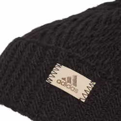 adidas Women's Twilight Ballie Pom Beanie  Black/Onix Grey F23  one_Si