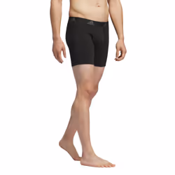 adidas Men's Performance Stretch Cotton Boxer Brief Underwear (3-Pack)