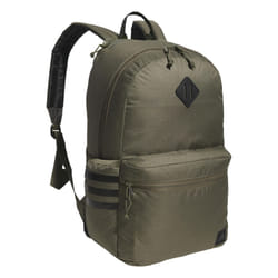 adidas Classic 3-Stripe Durable Backpack Student Athletic Sport Laptop Book Bag  Olive Strata Green/Black/5.0  One Size