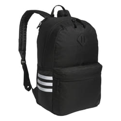 adidas Classic 3-Stripe Durable Backpack Student Athletic Sport Laptop Book Bag  Black/White/5.0  One Size