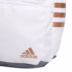adidas Classic 3-Stripe Backpack 5.0  White/Rose Gold/Onix Grey  One Size