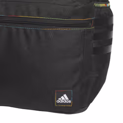 adidas Classic 3-Stripe Durable Backpack Student Athletic Sport Laptop Book Bag  Black/Pulse Magenta Pink/Rainbow/5.0  One Size