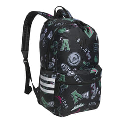 adidas Classic 3-Stripe Durable Backpack Student Athletic Sport Laptop Book Bag  Rec League Black/White/5.0  One Size