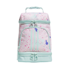 adidas Excel 2 Insulated Lunch Bag  Splatter Sandy Pink/Semi Flash Aqua Blue  One Size