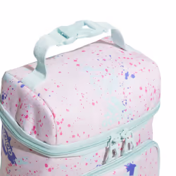 adidas Excel 2 Insulated Lunch Bag  Splatter Sandy Pink/Semi Flash Aqua Blue  One Size