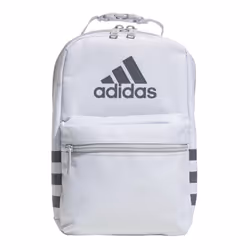 adidas Santiago Insulated Lunch Bag 65L with clip lock handle Twill WhiteLGH Solid GreyOnix Grey One Size