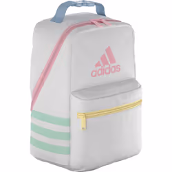 adidas Santiago Lunch Bag  Insulated School Food Container Box  Twill White/Clear Sky Blue/Pink Spark/3.0  One Size