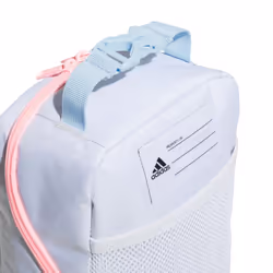 adidas Santiago Lunch Bag  Insulated School Food Container Box  Twill White/Clear Sky Blue/Pink Spark/3.0  One Size
