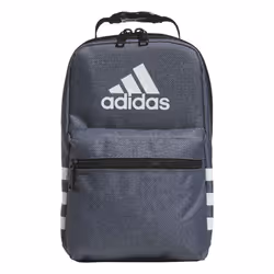adidas Unisex Santiago Lunch Bag Insulated Food Container Box Twill Onix Grey/Black/3.0 One Size