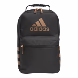 adidas Santiago Insulated Lunch Bag 65L with Clip Lock Handle  Carbon GreyRose Gold  One Size