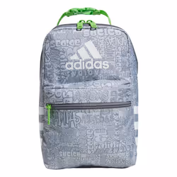 adidas Unisex Santiago Lunch Bag  Insulated Food Container Box-Discontinued  Adi Font Madness Stone Grey/Grey/Lucid Lime Gree ...