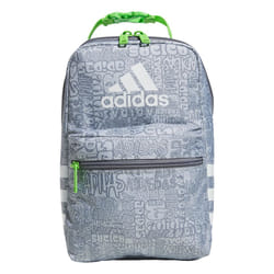 adidas Unisex Santiago Lunch Bag  Insulated Food Container Box-Discontinued  Adi Font Madness Stone Grey/Grey/Lucid Lime Green/3.0  One Size