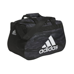 adidas Diablo Small Duffel  Sports Duffle Gym Bags for Men or Women  Essential Camo Black/Black/White  One Size