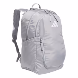 adidas Stadium Team Sports Backpack for Men and Women (36l) Durable Athletic Laptop Bag Light Grey/4.0 One Size