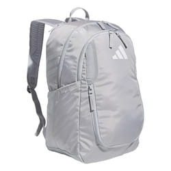 adidas Stadium Team Sports Backpack for Men and Women (36l) Durable Athletic Laptop Bag  Light Grey/4.0  One Size