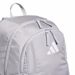 adidas Stadium Team Sports Backpack for Men and Women (36l) Durable Athletic Laptop Bag  Light Grey/4.0  One Size