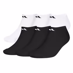 Athletic Cushioned No Show Socks with arch compression for a secure fit 6-Pair