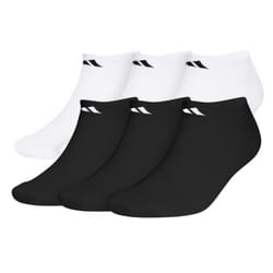 Athletic Cushioned No Show Socks with arch compression for a secure fit 6-Pair