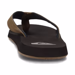 Quiksilver Men's Monkey Wrench 3 Point Sandal  Tan/Solid  14 M US