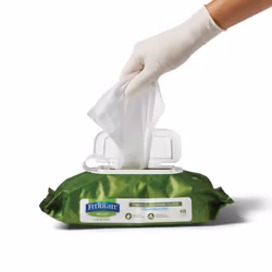 FitRight Aloe Fragrance-Free Quilted Wet Wipes  Soft Pack with Flip Top  8 x 12 Inches  Pack of 48 Wipes
