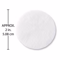 Medline Simply Soft Cotton Rounds (300 Count)  100% Cotton Absorbent and Textured Cotton Pads  Lint-Free