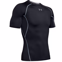 Under Armour HeatGear Armour Male Short sleeve Elastane, Polyester S Black - Additional view 2