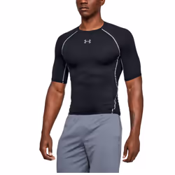 Under Armour HeatGear Armour Male Short sleeve Elastane, Polyester S Black - Additional view 6