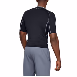 Under Armour HeatGear Armour Male Short sleeve Elastane, Polyester S Black - Additional view 8