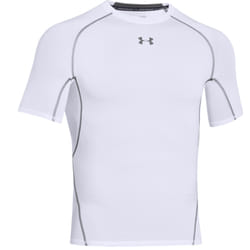 Under Armour HeatGear Armour Male Short sleeve Elastane, Polyester L White