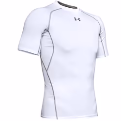 Under Armour HeatGear Armour Male Short sleeve Elastane, Polyester L White - Additional view 2