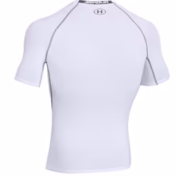 Under Armour HeatGear Armour Male Short sleeve Elastane, Polyester L White - Additional view 4