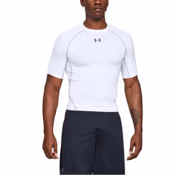 Under Armour HeatGear Armour Male Short sleeve Elastane, Polyester L White - Additional view 6