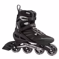 Rollerblade Zetrablade Mens Adult Fitness Inline Skate Black and Silv