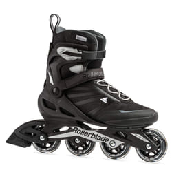 Rollerblade Zetrablade Men's Adult Fitness Inline Skate  Black and Silver  Performance Inline Skates