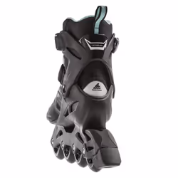 Rollerblade Zetrablade Women's Adult Fitness Inline Skate  Black and Light Blue  Performance Inline Skates