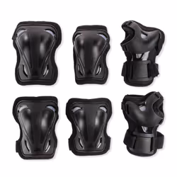 Rollerblade Skate Gear 3 Pack Protective Gear Knee Pads Elbow Pads a