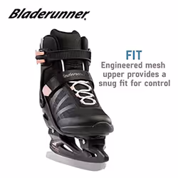 Rollerblade Bladerunner Ice Igniter Womens  Black and Rose Gold  Ice Skates
