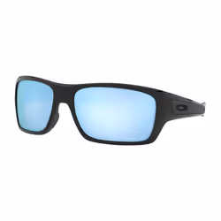 Oakley Turbine, Adult, Male, Full rim, Black, Polarized lens, Blue
