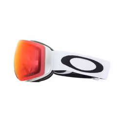 Oakley Ski Snow Goggles Flight Deck XM OO7064-24 Matt White Prizm Torch Iridium