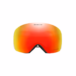 Oakley Flight Deck winter sport goggles Black Unisex Orange Spherical lens